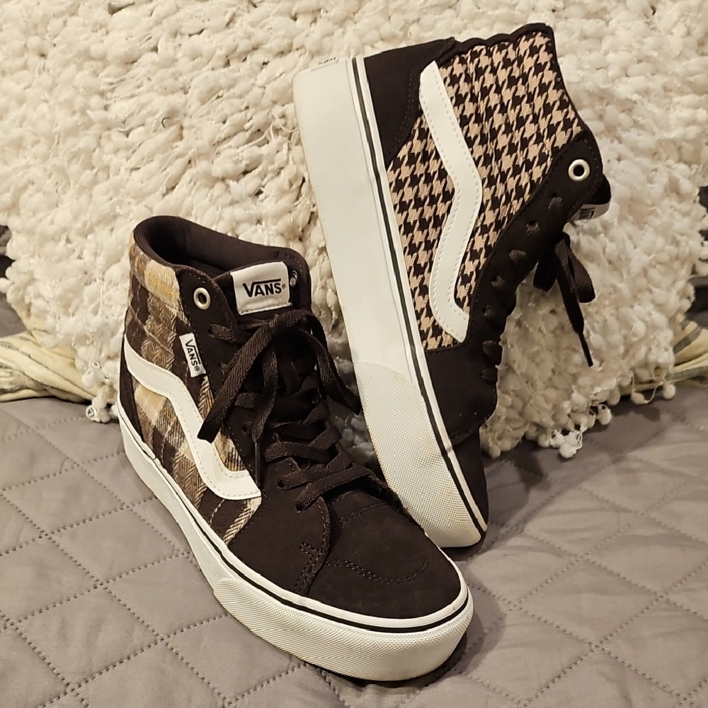 Vans Filmore Hi Brown Plaid Mix High-Tops